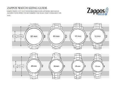 guess watch color chart.